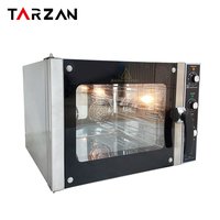 Four de Cuisson Commercial 300°C à Convection et Vapeur, en Acier Inoxydable, Double Ventilateur, Éclairage Intérieur, à Poser sur Plan de Travail pour Boulangerie, Kebab, Restaurant