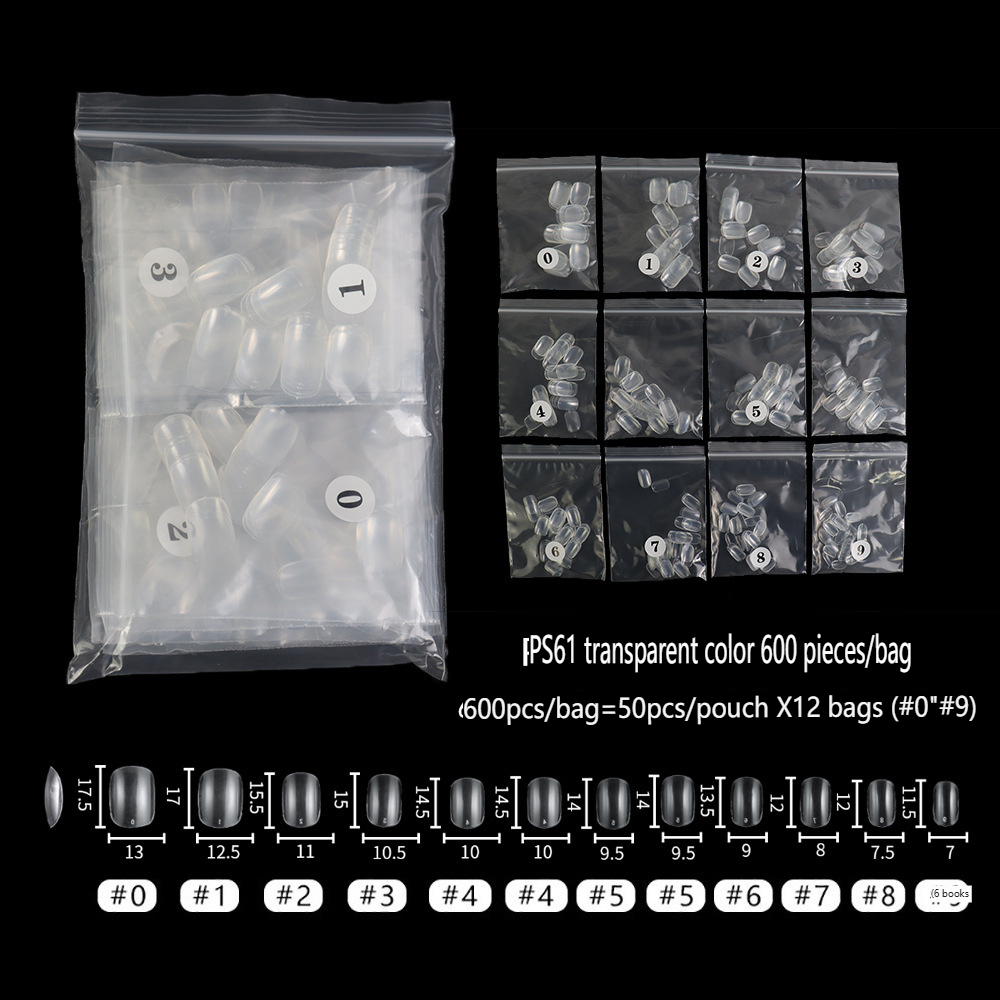 Transparent color -600 tablets in bags