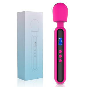10 titreşim modları LED sıvı kristal ekran AV vibratör orta 4-speed USB şarj kadın Masturbator yetişkin eğlenceli seks oyuncak - Product Image 3