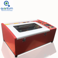 Machine de gravure laser CO2 refroidie à l'eau QUANTUM 3040 4030 340 430 pour cartes de mariage, prend en charge les formats DXF/LAS, bois, papier