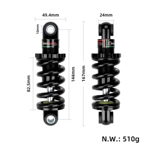 Amortisseur arrière d'origine G4 Max pour trottinette électrique Kukirin G4 Max, amortisseur de suspension arrière, suspension métallique - Product Image 2