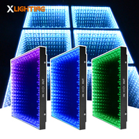 Magnetischer 3D-Panel-LED-Tanzboden für KTV DJ Stage Disco Club mit Light DMX512 Control Glass Body Parties Performances