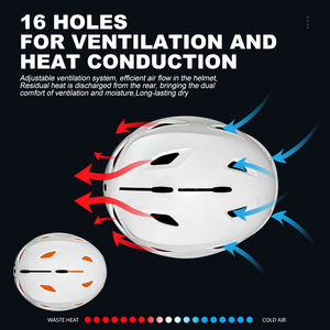 <span class=keywords><strong>Casque</strong></span> mobile de <span class=keywords><strong>planche</strong></span> <span class=keywords><strong>à</strong></span> <span class=keywords><strong>neige</strong></span> Abs + EPS très efficace avec amorti et absorption des chocs pour les sports d'hiver - Product Image 5