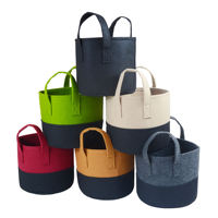 Aeratie 12-pack 10 gallon plantenkweekzakken, heavy-duty verdikte non-woven stof potten met duurzame handgrepen
