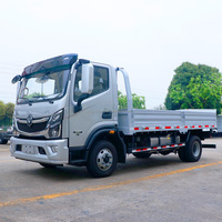 Truk Foton Ollin 4x2 Tugas Berat Baru Mesin Diesel Cummins 170HP Kapasitas Tangki Kargo Kolom 10T Euro 6