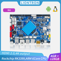 Placa de Desarrollo Industrial de Alto Rendimiento Liontron, 4+128 GB, CPU de 6 Núcleos, Placa Base Confiable para Android