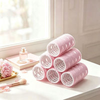 Livraison Rapide – Lot de 3 Bigoudis Magiques Roses Sans Chaleur en Plastique, Auto-agrippants, pour Boucler les Cheveux à Domicile S911