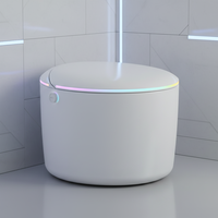 WC intelligent à économie d'eau à double chasse, directement de l'usine, pour salles de bain modernes, bidet intelligent pour la construction résidentielle neuve