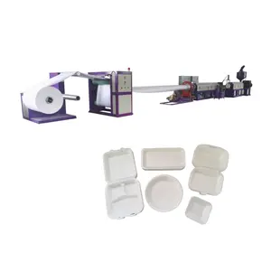 new automatic plastic PS foam glass production line / take away Hot Dog food box making machine