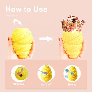 لعبة تفاعلية للكلاب رائجة البيع، لعبة مطاطية للمضغ، لعبة ألغاز للكلاب لوضع الطعام والمكافآت - Product Image 6