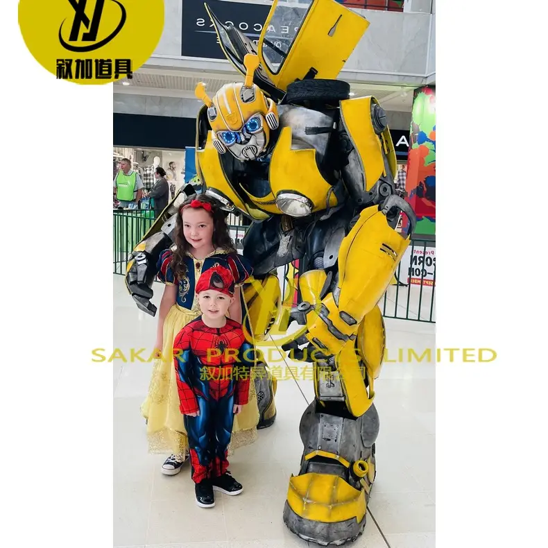 Famous TV Movie Robot Clothing Realistic 2.7m Tall Animatronics Robot Performance Costume For Birthday Party