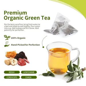 Customized Biodegradable Mushroom Extract Tea Bags For Healthcare