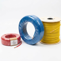 Câble électrique plat en cuivre massif isolé en PVC, câble double et terre, câble domestique pour la construction et le câblage industriel
