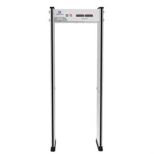 Uniqcan security scanner 6 Zones Customized Temperature Measuring Arch Metal Detection Door Frame Metal Detector