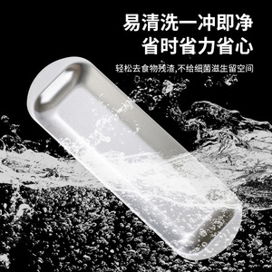 Stainless Steel Long Rectangular <b>Tray</b> For Hot Pot Sushi Barbecue <b>Snack</b> Dish Hotel Use Solid Color 8888 - Product Image 3