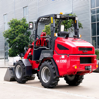 Cargadora Compacta W1390 de 3000 kg, Mini Cargadora de Ruedas con Motor Diésel Yanmar de 44 HP, Etapa V, Cargadora Frontal Pequeña para Construcción Agrícola