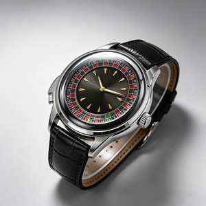 Reloj Mecánico Automático de Lujo para Hombre, Estilo Casino Ruleta, Caja de Acero Inoxidable 316, Correa de Cuero, Esfera de 45 mm, Modificado Seagull - Product Image 5