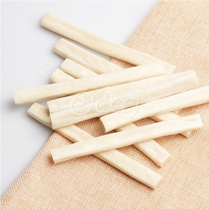Golosinas para Perros de Cuero Crudo Prensado, Palitos de Cuero Artificial para Limpiar los Dientes, Golosinas Masticables para Perros - Product Image 5