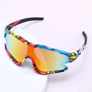 ใหม่แว่นตาที่มีสีสันผู้ชายและผู้หญิงขี่แว่นกันแดด 8303 ยุโรปสหรัฐอเมริกากีฬากลางแจ้ง - Product Image 4