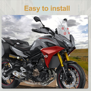 XXUN <span class=keywords><strong>Accessoires</strong></span> Moto Pare-Brise Pare-Brise Déflecteur de Vent pour Yamaha MT-09 MT 09 MT09 FJ09 Traceur <span class=keywords><strong>900</strong></span> <span class=keywords><strong>GT</strong></span> 2018 <span class=keywords><strong>2019</strong></span> 2020 - Product Image 5