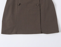 TAOP&ZA Nouvelle Collection Automne 2026 pour Femme : Robe sans Manches Minimaliste et Élégante à Col et Boutons avec Détail à Rabat 7852197
