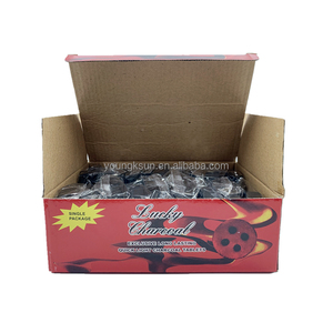 <span class=keywords><strong>Carbone</strong></span> <span class=keywords><strong>di</strong></span> Legna Rotondo YKS 50mm per Narghilè, <span class=keywords><strong>Carbone</strong></span> Lucky - Product Image 6