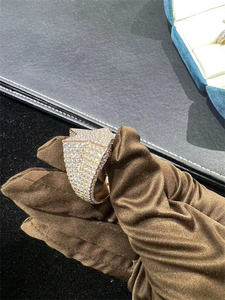 Vente flash - Bague en argent sterling avec étoiles personnalisées en moissanite VVS pour femmes et hommes - Product Image 6