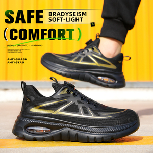 Chaussures de sécurité sportives transfrontalières tendance, anti-écrasement, anti-perforation, confortables, résistantes à l'usure, pour la protection au travail - Product Image 4