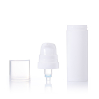 Flacon pulvérisateur sans air en plastique cylindrique de 5 ml, 10 ml, 15 ml, flacon de lotion, format voyage, portable, rechargeable
