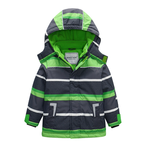 Vêtements de ski pour enfants, garçons et filles, personnalisables OEM, chauds et coupe-vent, pour sports d'hiver en plein air, veste de ski tissée pour garçons - Product Image 4