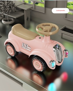 Voiture à bascule pour enfants à quatre roues, pour les 1-5 ans, unisexe, style rétro vintage, anti-basculement, emballage en boîte colorée - Product Image 4