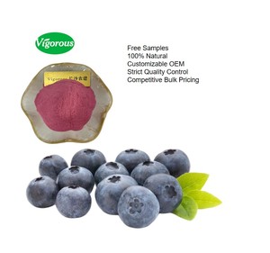 Bulk Supply Direct Price ISO22000 <strong>Natural</strong> Healthy <strong>Bilberry</strong> Fruit <strong>Powder</strong> for Drinks - Product Image 1