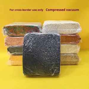 Papel <span class=keywords><strong>de</strong></span> Rafia Arrugado para Envasado al Vacío, Venta Caliente Transfronteriza, Pulpa Química <span class=keywords><strong>de</strong></span> Seda, 455g 910g, Reciclable, Plegado, Paquete Individual - Product Image 2