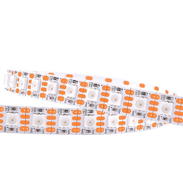 Individually Addressable 12V 90LEDs GS8208 Dual Data Line Pixel RGB LED Strip Light for Concert Stage Bar Decoration