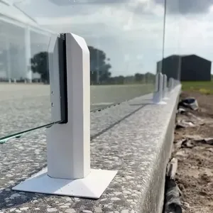 Rampe en verre pour balustrade en verre de pont balustre en verre dimensions