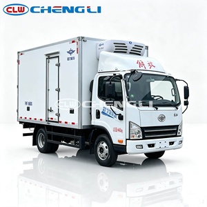 Camión Refrigerado FAW de China, 4X2, 7-8 Toneladas, con Unidad Refrigeradora Thermo King para Transporte de Alimentos - Product Image 3