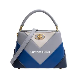Make Your Own Handbag New Design Personalized Luxury Vintage Pu Leather Tote Bags Women Ladies Hand Bag With Custom Logo Purse