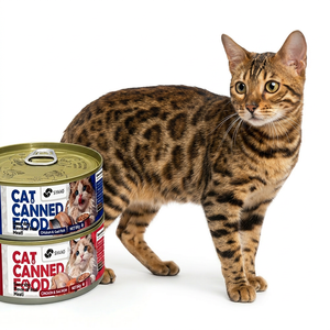 Comida Enlatada para Gatos SYAAO, Caldo de Pollo, Comida Húmeda con Alto Contenido de Carne, Sin Sabores Artificiales, Para Todos los Gatos - Product Image 1