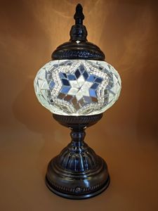 Factory Wholesale Retro Mosaic Table <b>Lamp</b> Rechargeable Turkish Style Exotic Ambient Mini Desk <b>Lamp</b> - Product Image 4
