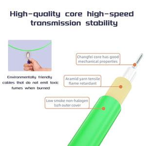 Cable de Fibra Óptica Multimodo LCUPCLCUPC 40100GB de 75 Metros (25 pies) LC a LC OM5 LCLC, Cable de Conexión Óptica de 10 Gigabits, OEM ODM - Product Image 2