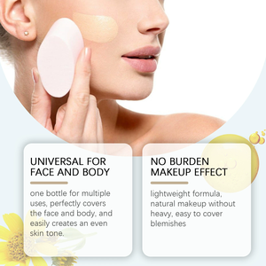 Fond de Teint Correcteur Naturel à Couverture Complète de 80g Crème Vegan Crémeuse pour le Visage Imperméable pour la Beauté et les Soins Personnels - Product Image 5