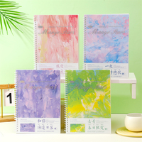 Carnet à spirale B5 avec couverture en PP, 70 feuilles, papier ligné 80 g/m², spirale métallique, 180° ouverture à plat, journal d'art, vente en gros DEPAI
