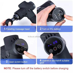 Meilleur pistolet de <span class=keywords><strong>massage</strong></span> <span class=keywords><strong>sportif</strong></span> à écran LCD à 30 vitesses Booster pour les tissus profonds avec vibrations Fascia Percussion pour des performances optimales - Product Image 6