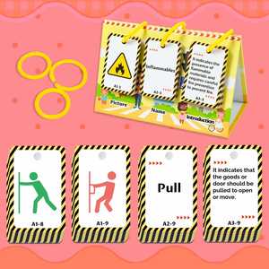 Tarjetas Educativas de Tráfico para Preescolar, de Doble Cara, 72 Piezas, Tarjetas con Señales de Tráfico, Tabla de Volteo para Niños - Product Image 4