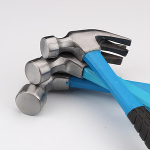 Marteau à griffes court de sécurité <span class=keywords><strong>en</strong></span> acier au carbone pour le travail du bois, avec manche <span class=keywords><strong>en</strong></span> plastique de type pneu - Product Image 5