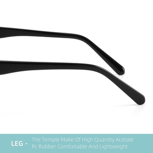 Alta calidad <span class=keywords><strong>Retro</strong></span> acetato marca personalizada óptica al por mayor gafas para mujeres marcos gruesos listo Stock Gafasopticas - Product Image 4
