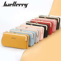 Dompet Wanita Baellerry Model Terbaru, Mini Crossbody dengan Ritsleting, Bahan Kulit PU, Tas Ponsel, Fitur Tahan Lama dengan Rantai