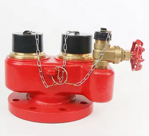 Válvula de brigada de entrada contra incendios de 2 vías de hierro dúctil, tuberías de lucha contra incendios, válvula de boca de incendios, suministros de extinción de incendios, accesorio - Product Image 2
