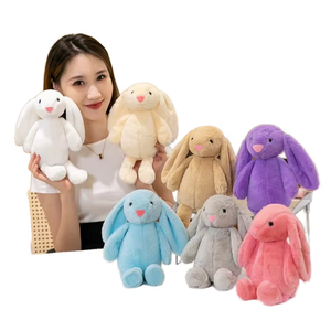 Jouets en peluche lapin/garçon d'enfer en gros, 38cm et 48cm, rembourrés en coton PP, pour cadeau de Pâques - Product Image 1