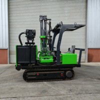 Pile driver sur chenilles CE/ISO TZ585 avec moteur 52KW, couple élevé, résistant à la chaleur et au sable, pour centrales photovoltaïques, exporté au Moyen-Orient, en Asie du Sud-Est et en Afrique du Nord